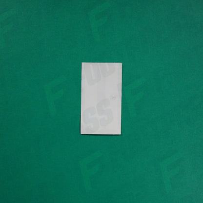 Flocage Officiel -	Lettres Grandes épaisses, Blanc (face arrière blanche)