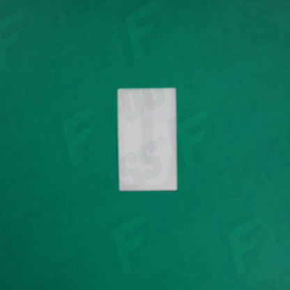 Flocage Officiel -	Lettres Grandes épaisses, Blanc (face arrière blanche)