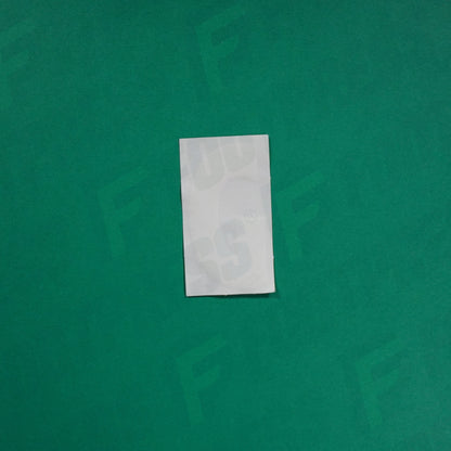 Flocage Officiel -	Lettres Grandes épaisses, Blanc (face arrière blanche)