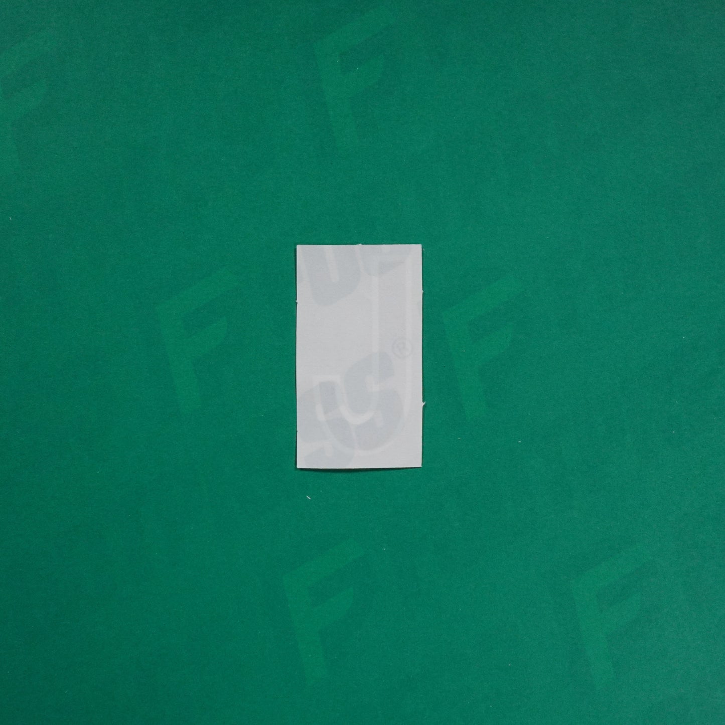 Flocage Officiel -	Lettres petites fines, Noir / Blanc (face arrière blanc)