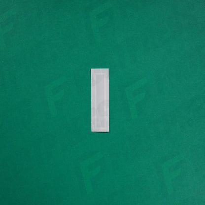 Flocage Officiel -	Lettres petites fines, Noir / Blanc (face arrière blanc)