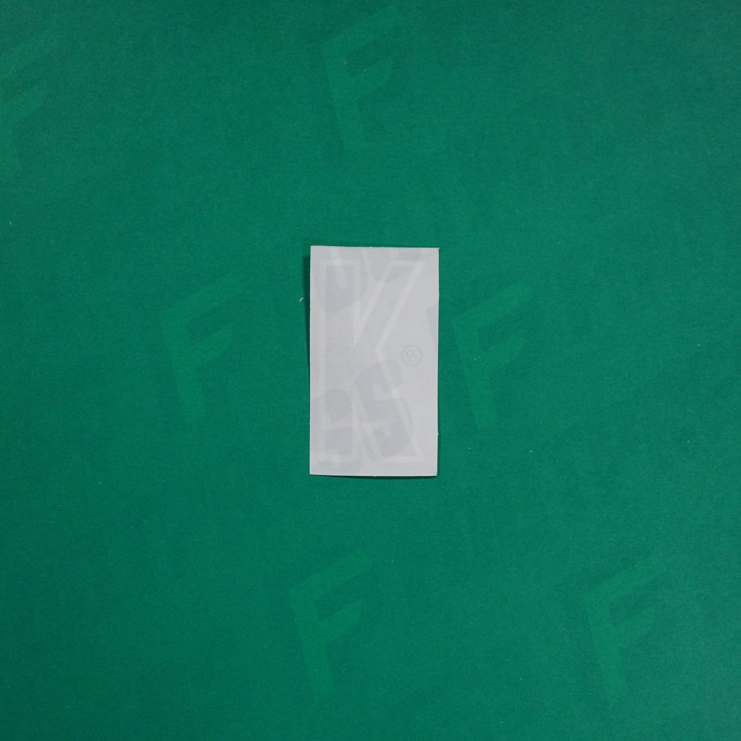 Flocage Officiel -	Lettres petites fines, Noir / Blanc (face arrière blanc)