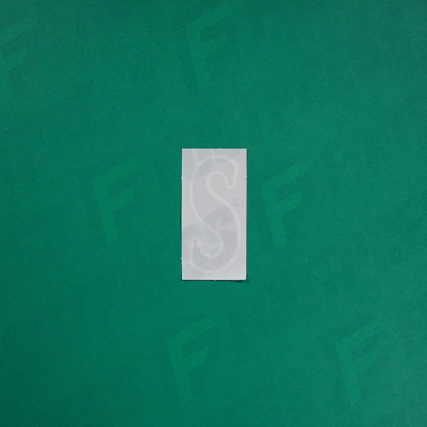 Flocage Officiel -	Lettres petites fines, Noir / Blanc (face arrière blanc)