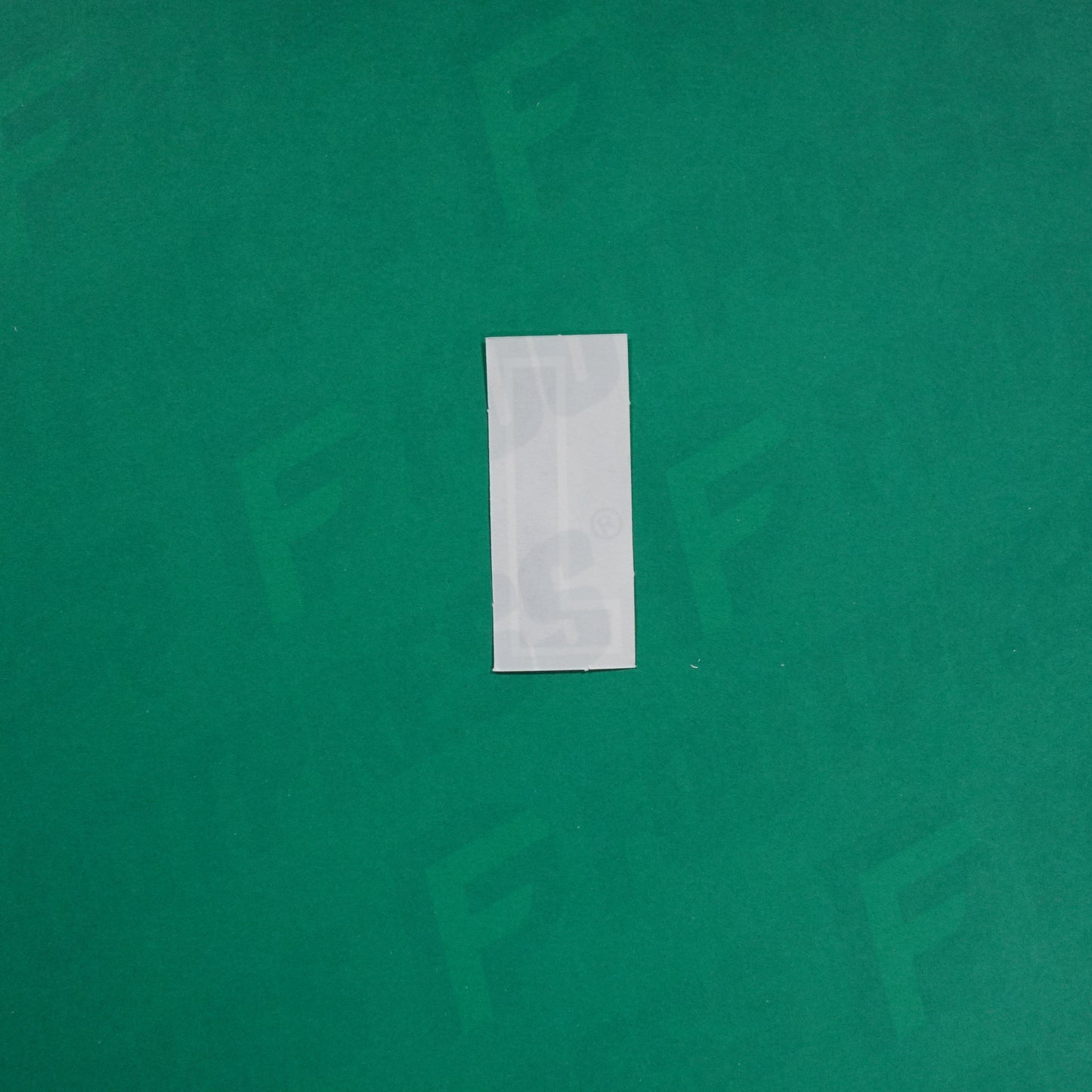 Flocage Officiel -	Lettres petites fines, Noir / Blanc (face arrière blanc)