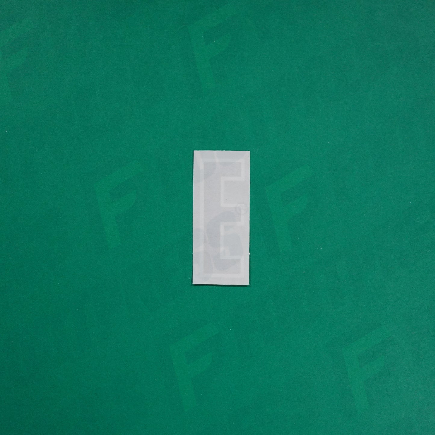 Flocage Officiel -	Lettres petites fines, Noir / Blanc (face arrière blanc)