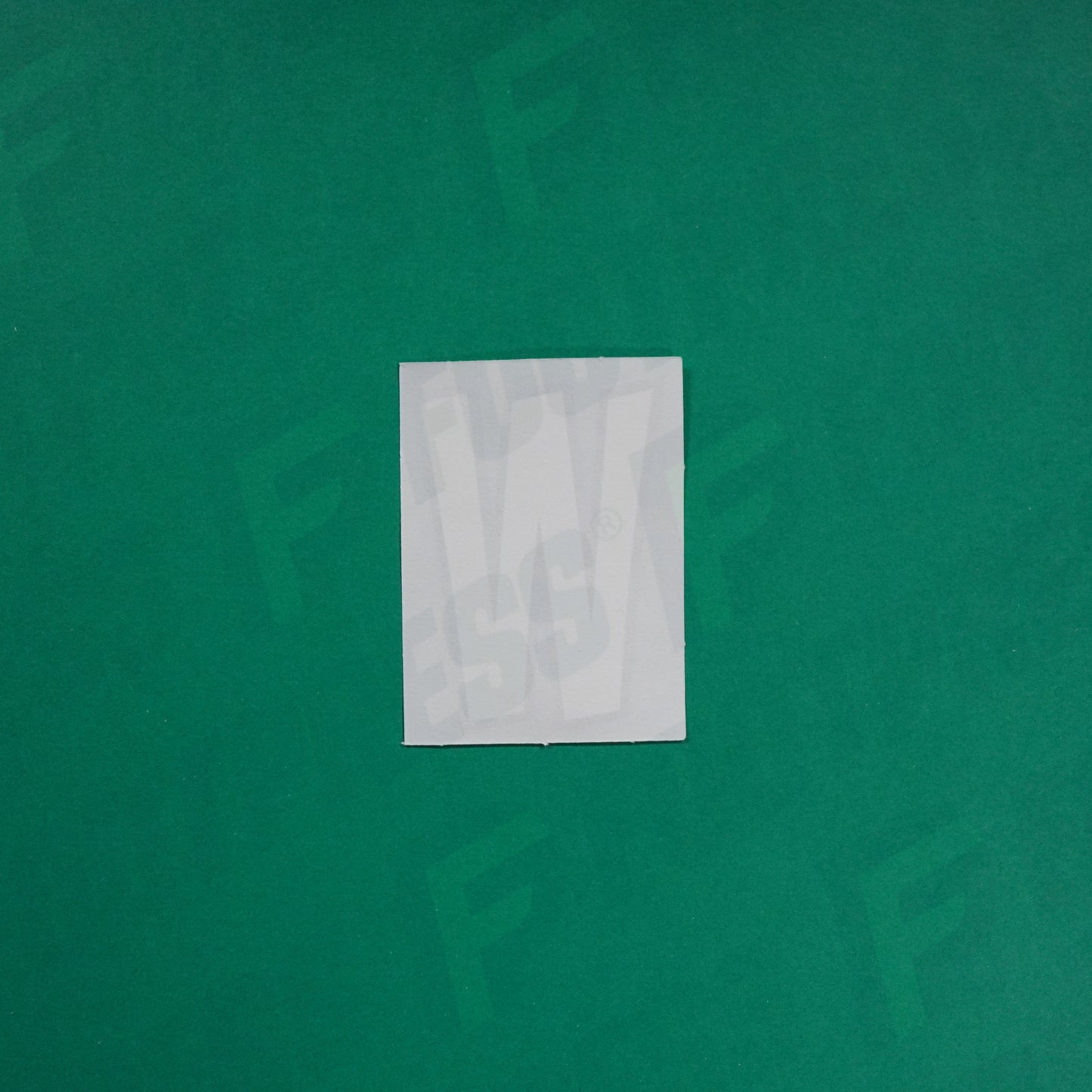 Flocage Officiel -	Lettres Grandes épaisses, Blanc / Noir (face arrière noire)