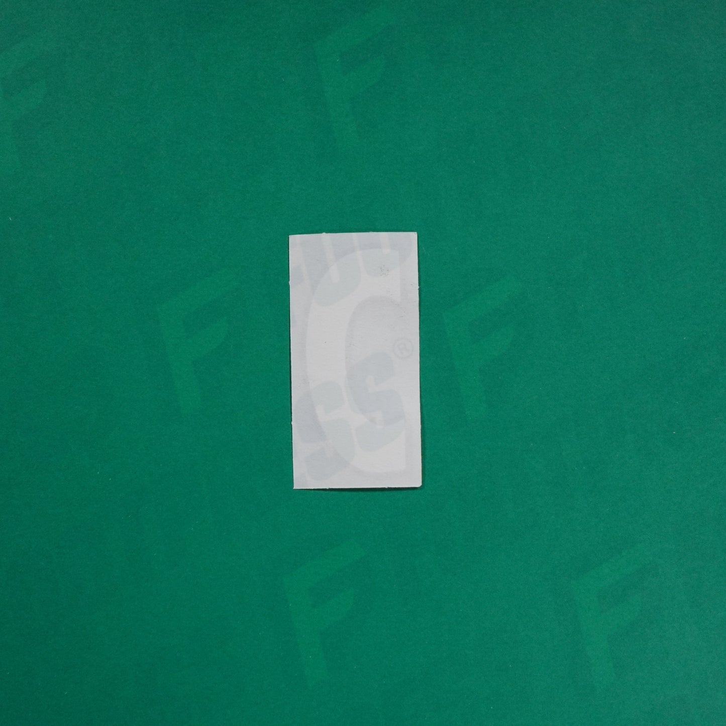 Flocage Officiel -	Lettres Grandes épaisses, Blanc / Noir (face arrière noire)