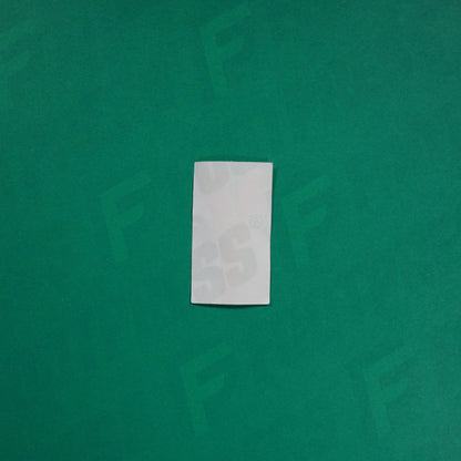 Flocage Officiel -	Lettres petites fines, Jaune orangé (face arrière Orange)