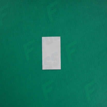 Flocage Officiel -	Lettres petites fines, Jaune orangé (face arrière Orange)