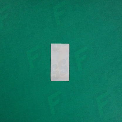 Flocage Officiel -	Lettres petites fines, Jaune orangé (face arrière Orange)