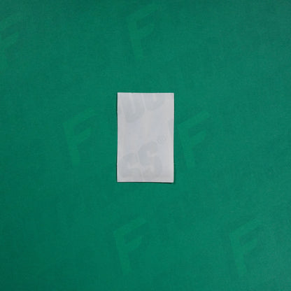 Flocage Officiel -	Lettres petites fines, Bleu/Doré (face arrière doré)