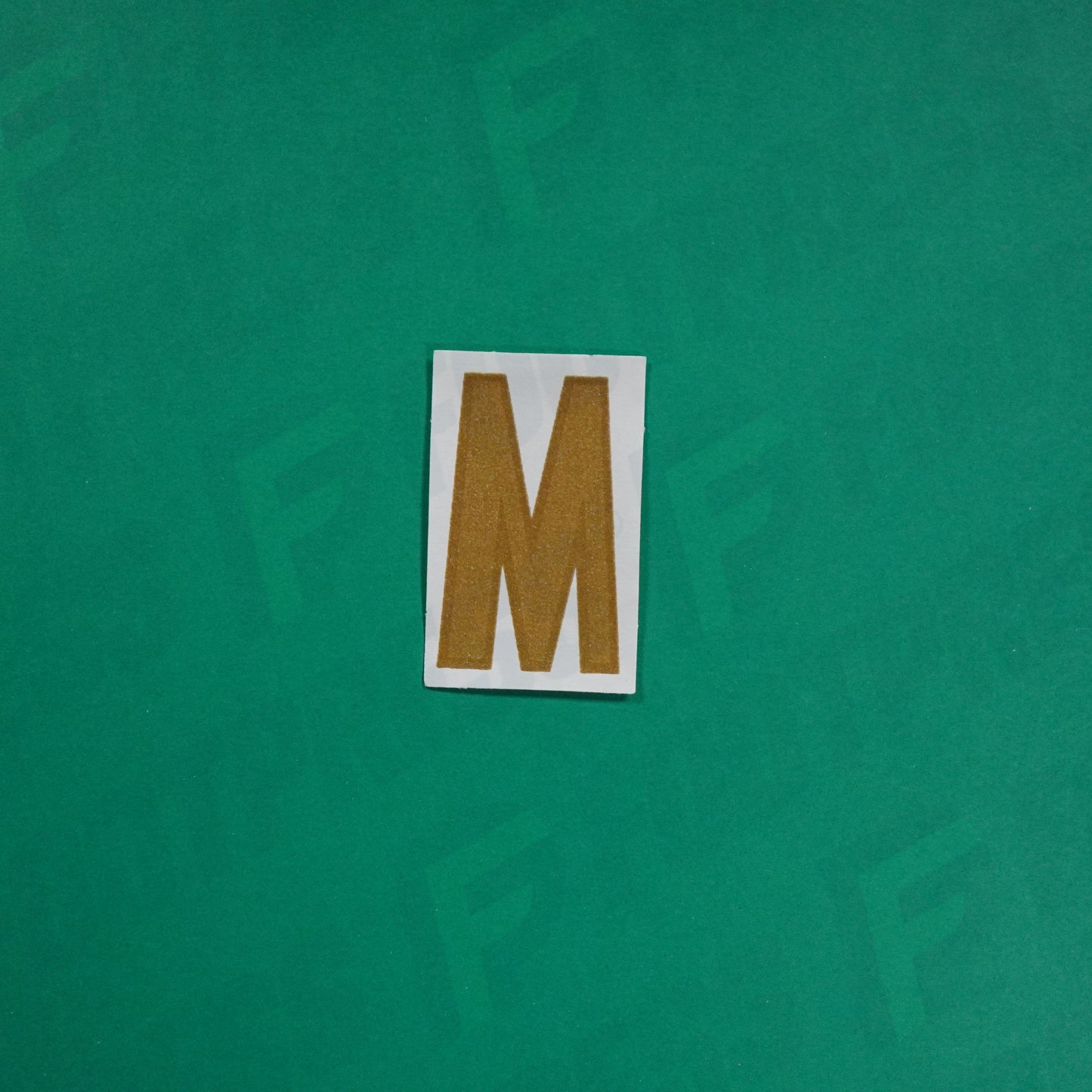 Flocage Officiel -	Lettres petites fines, Bleu/Doré (face arrière doré)