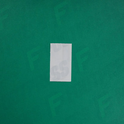 Flocage Officiel -	Lettres petites fines, Bleu/Doré (face arrière doré)