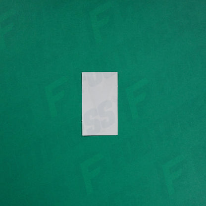 Flocage Officiel -	Lettres petites fines, Bleu/Doré (face arrière doré)