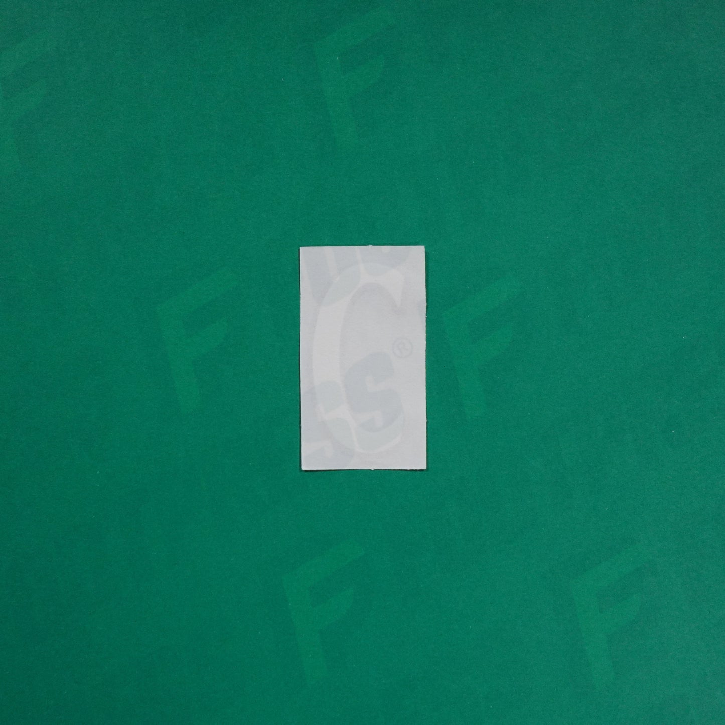 Flocage Officiel -	Lettres petites fines, Blanc / Noir (face arrière noire)