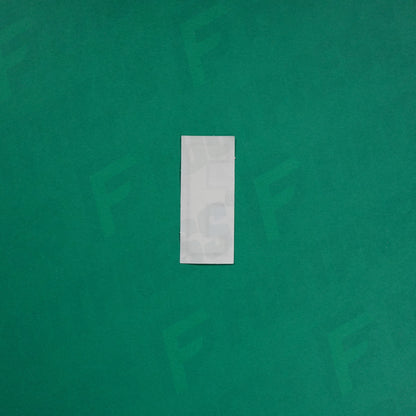 Flocage Officiel -	Lettres petites fines, Blanc / Doré (face arrière doré)