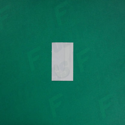 Flocage Officiel -	Lettres petites fines, Blanc / Doré (face arrière doré)