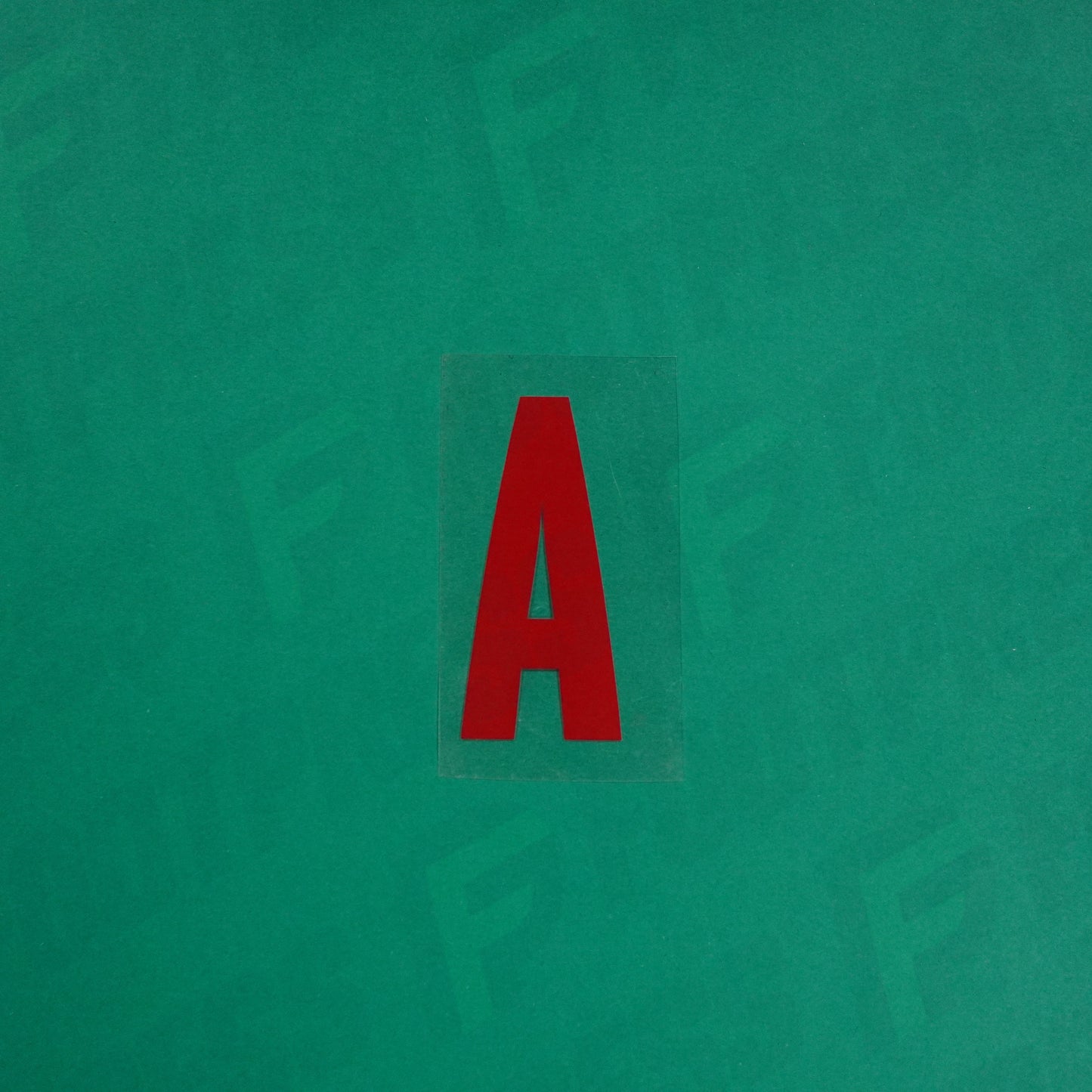 Flocage Officiel -	Lettres petites fines, Rouge Nancy qualité basse