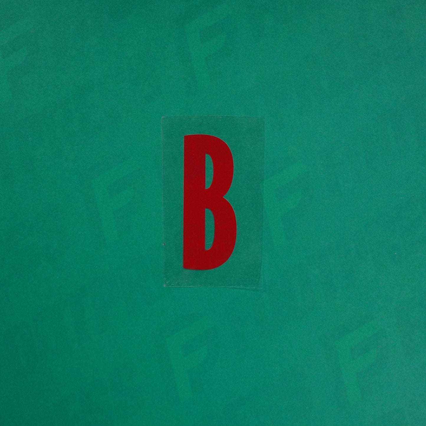 Flocage Officiel -	Lettres petites fines, Rouge Nancy qualité basse