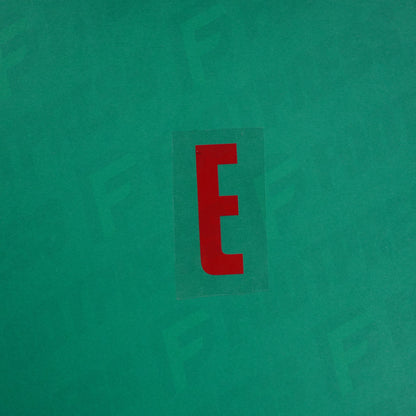 Flocage Officiel -	Lettres petites fines, Rouge Nancy qualité basse