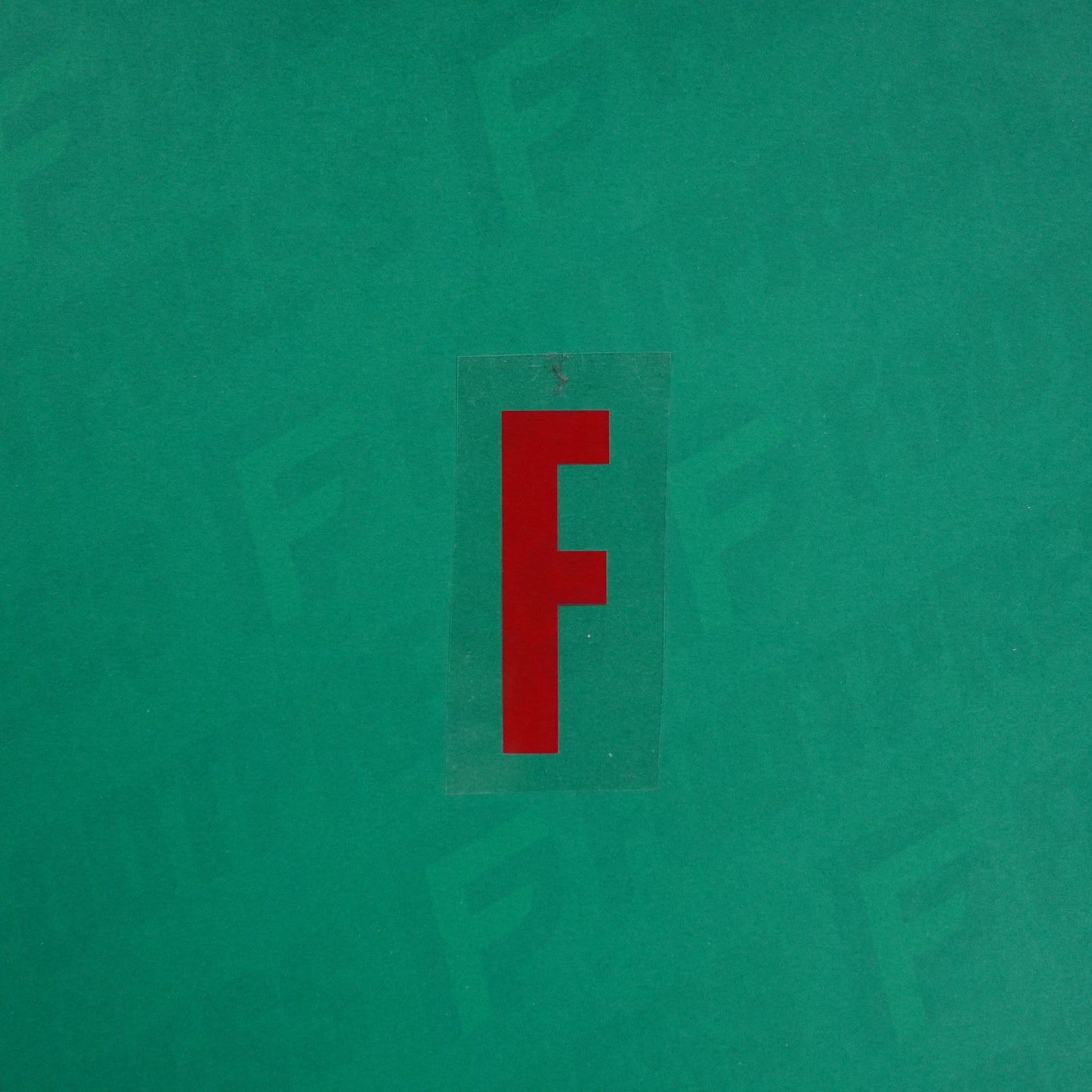 Flocage Officiel -	Lettres petites fines, Rouge Nancy qualité basse