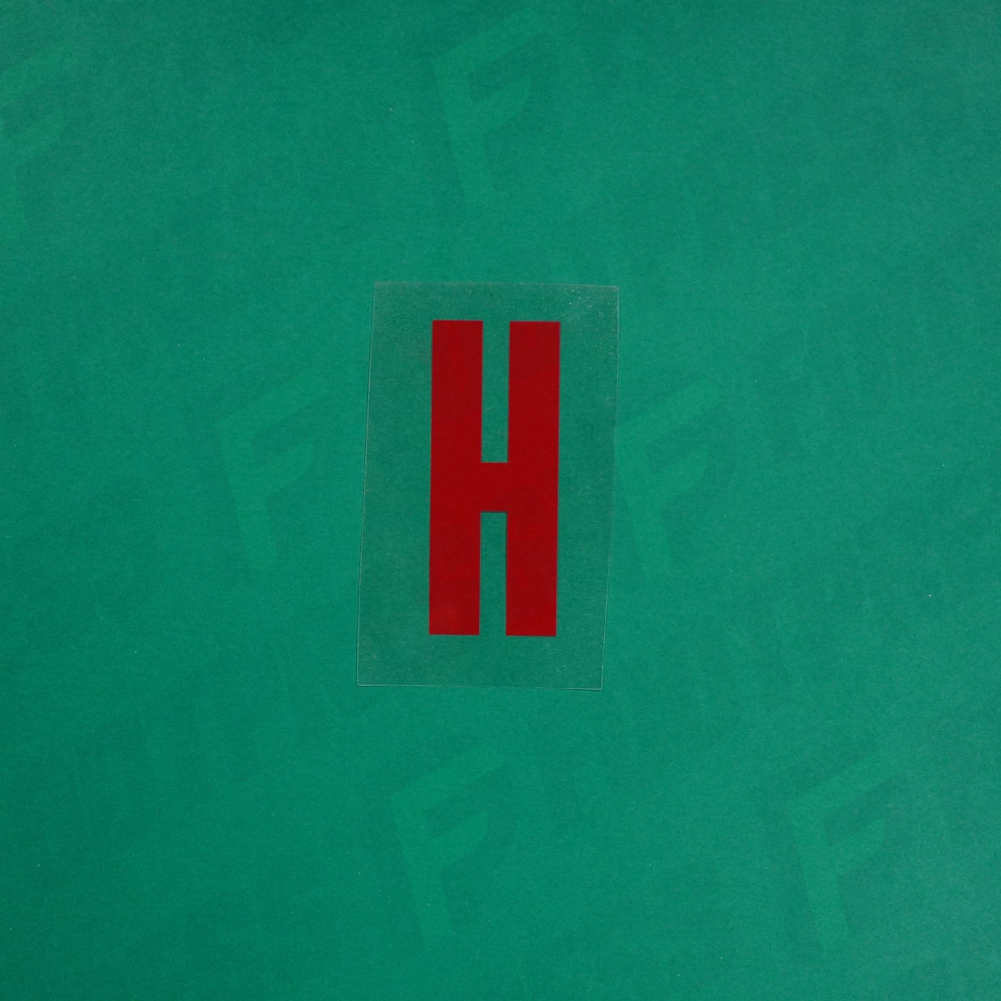 Flocage Officiel -	Lettres petites fines, Rouge Nancy qualité basse