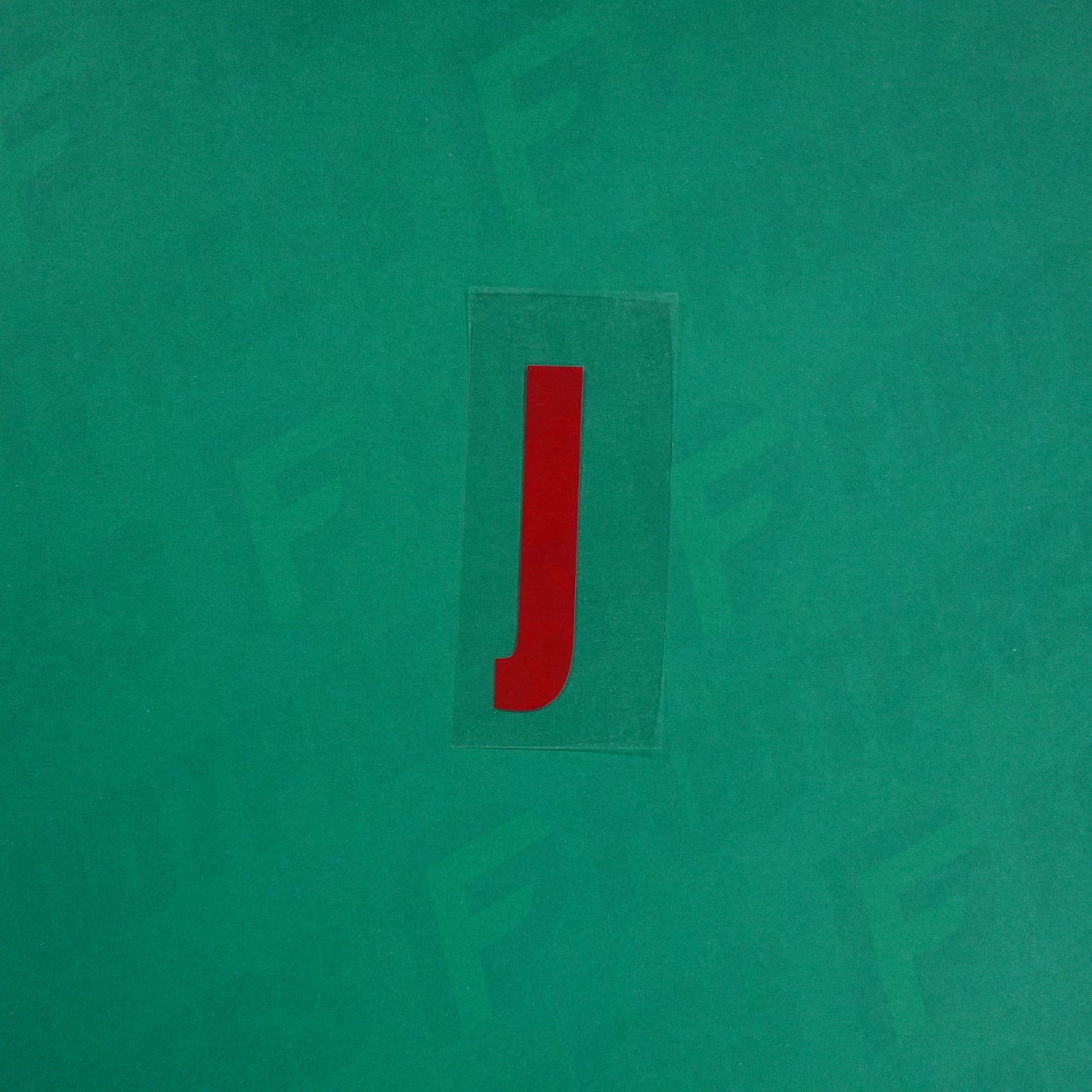 Flocage Officiel -	Lettres petites fines, Rouge Nancy qualité basse