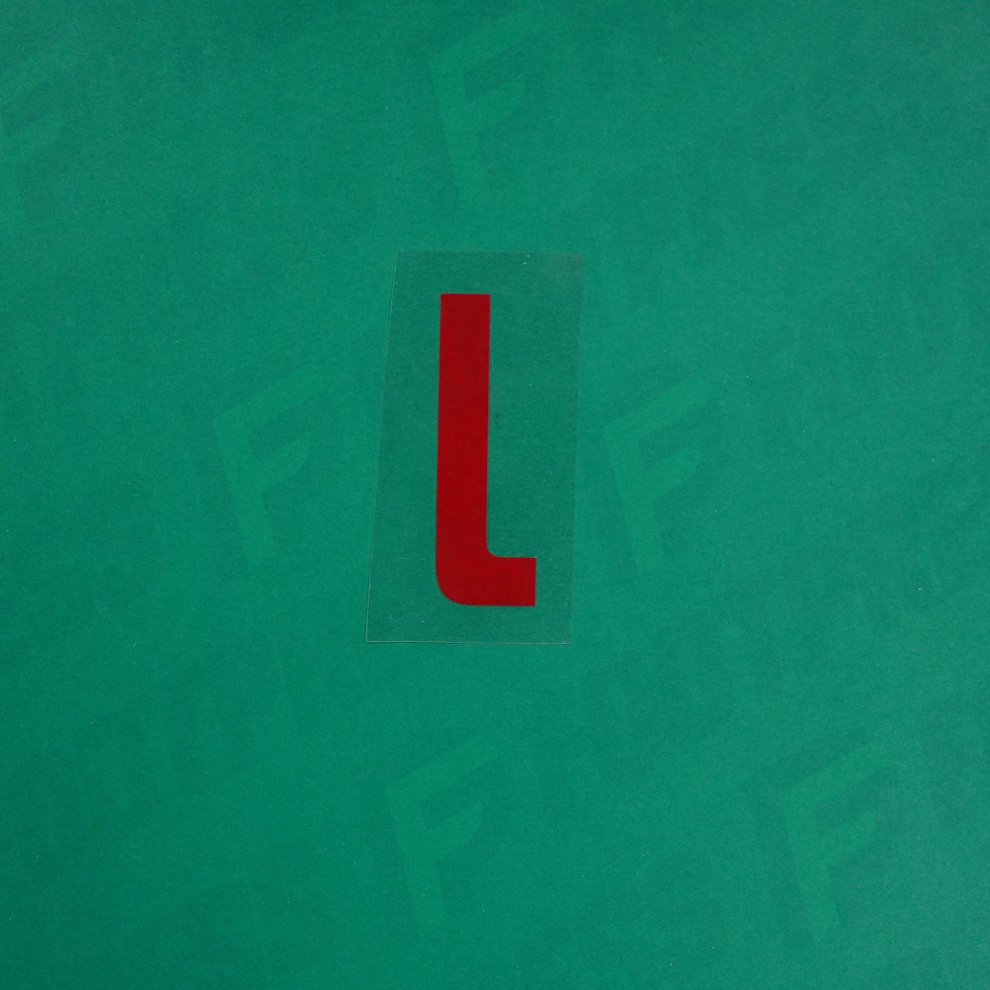 Flocage Officiel -	Lettres petites fines, Rouge Nancy qualité basse