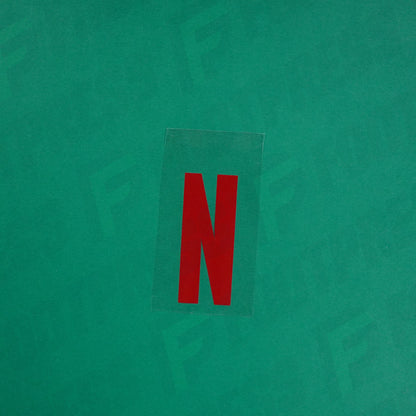 Flocage Officiel -	Lettres petites fines, Rouge Nancy qualité basse