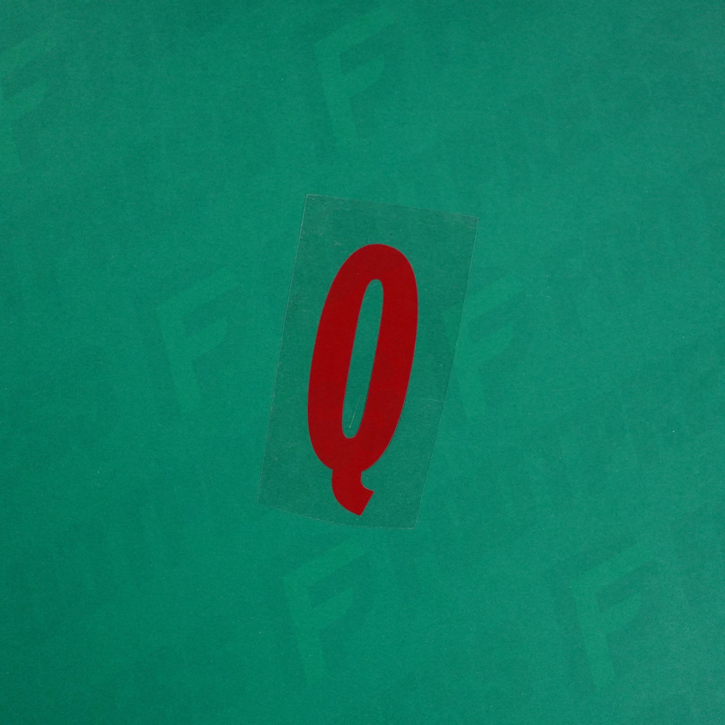 Flocage Officiel -	Lettres petites fines, Rouge Nancy qualité basse