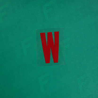 Flocage Officiel -	Lettres petites fines, Rouge Nancy qualité basse