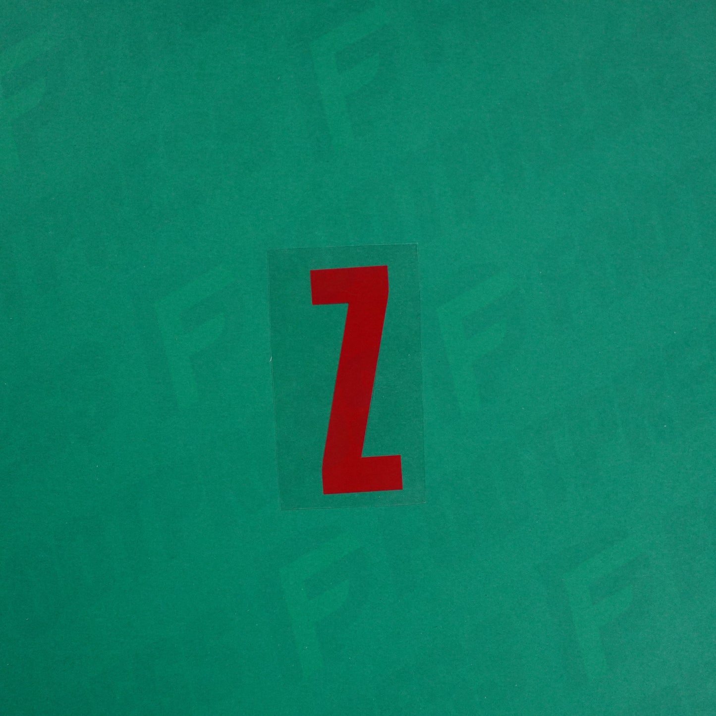 Flocage Officiel -	Lettres petites fines, Rouge Nancy qualité basse