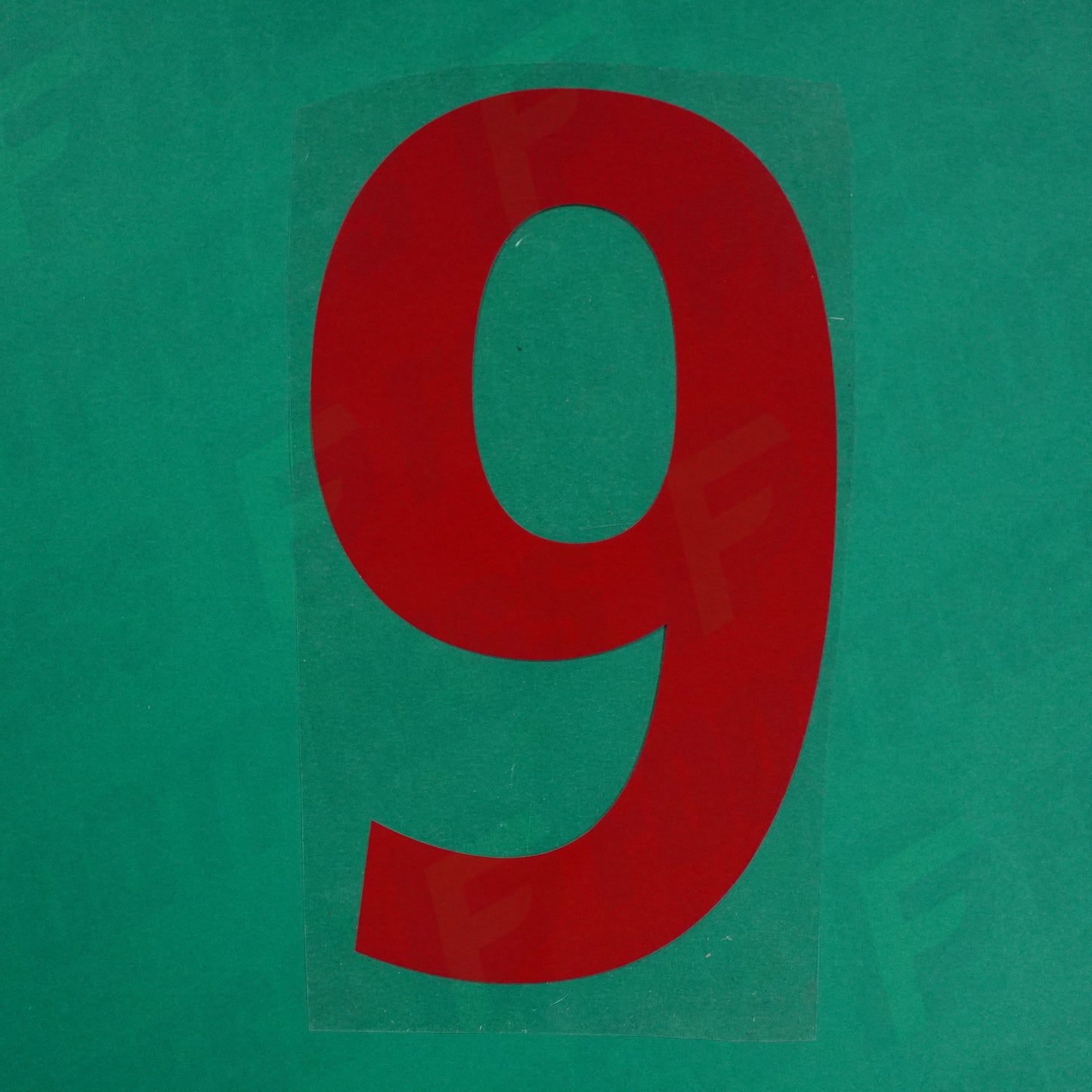 Flocage Officiel -	Grands Chiffres Type Nancy, Rouge