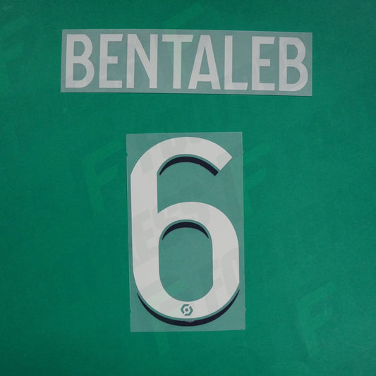 Flocage Officiel - Lille OSC, Bentaleb, 2022/2023, Home, Blanc