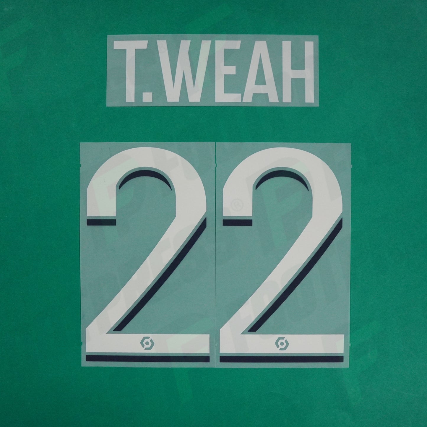 Flocage Officiel - Lille OSC, Weah, 2022/2023, Home, Blanc