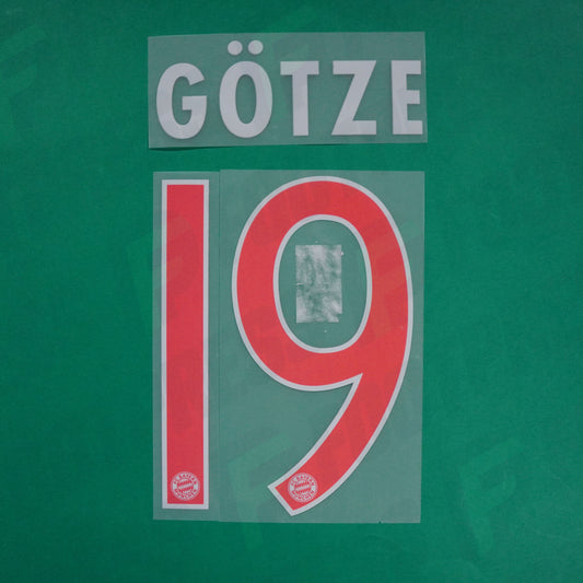 Flocage Officiel - Bayern Munich, Gotze, 2015/2016, Third, Rose