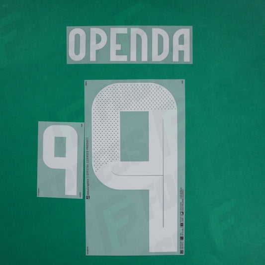 Flocage Officiel - Belgique, Openda, 2024, Away, Blanc