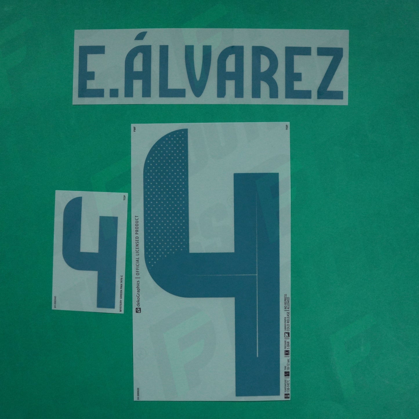 Flocage Officiel - Mexique, Edson Alvarez, 2024, Away, Vert foncé