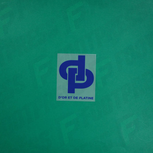 Flocage Officiel - Sponsor, Olympique de Marseille, D'or et de platine, Bleu clair