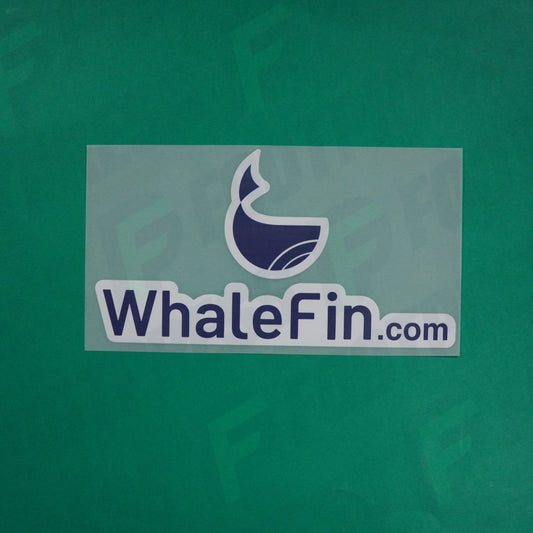 Flocage Officiel - Sponsor, WhaleFin, Bleu foncé/Blanc