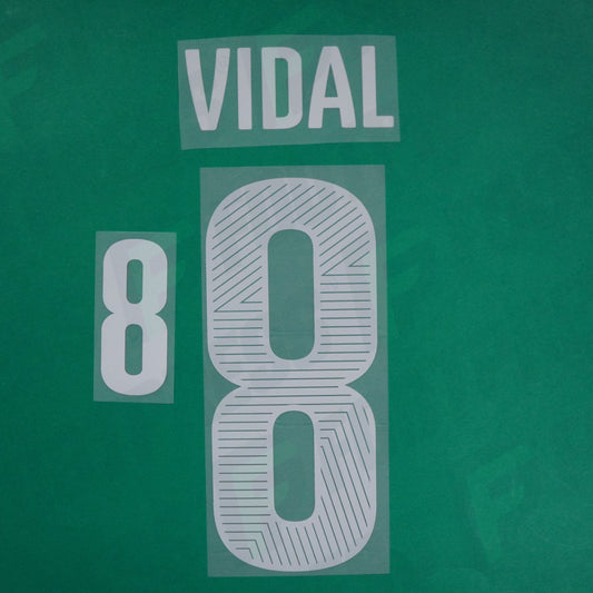 Flocage Officiel - Chili, Vidal, 2014, Home, Blanc