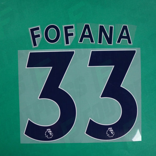 Flocage Officiel - Chelsea FC, Fofana, 2019/2023, Bleu foncé