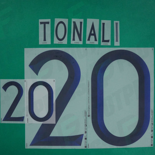 Flocage Officiel - Italie, Tonali, 2023, Away, Bleu foncé