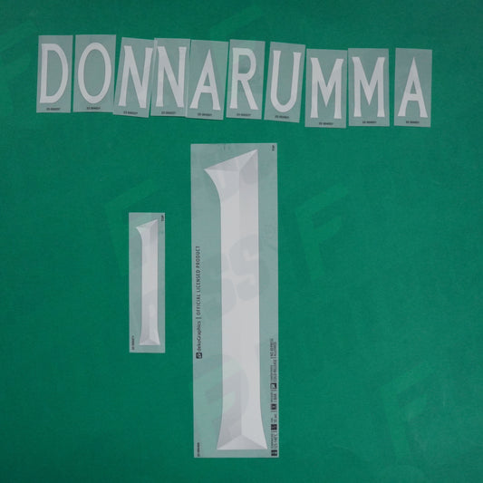 Flocage Officiel - Italie, Donnarumma, 2023, Home, Blanc