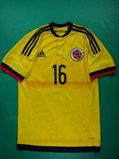 Maillot Officiel - Colombie, 2015, Home, Stock Pro, 6 (Environ S)