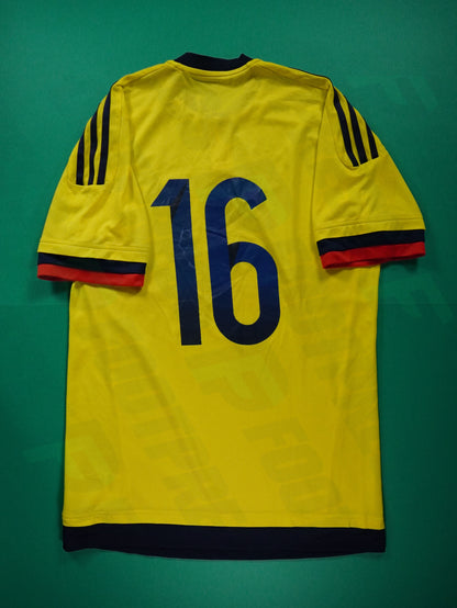 Maillot Officiel - Colombie, 2015, Home, Stock Pro, 6 (Environ S)
