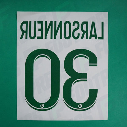 Flocage Officiel - AS Saint-Etienne, Larsonneur, 2023/2024, Maillot Anniversaire GK, Vert foncé