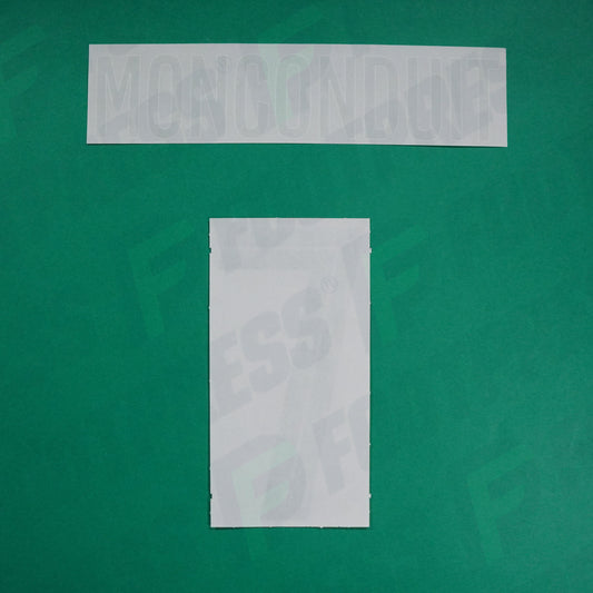 Flocage Officiel - AS Saint-Etienne, Monconduit, 2024/2025, Away, Vert/Blanc