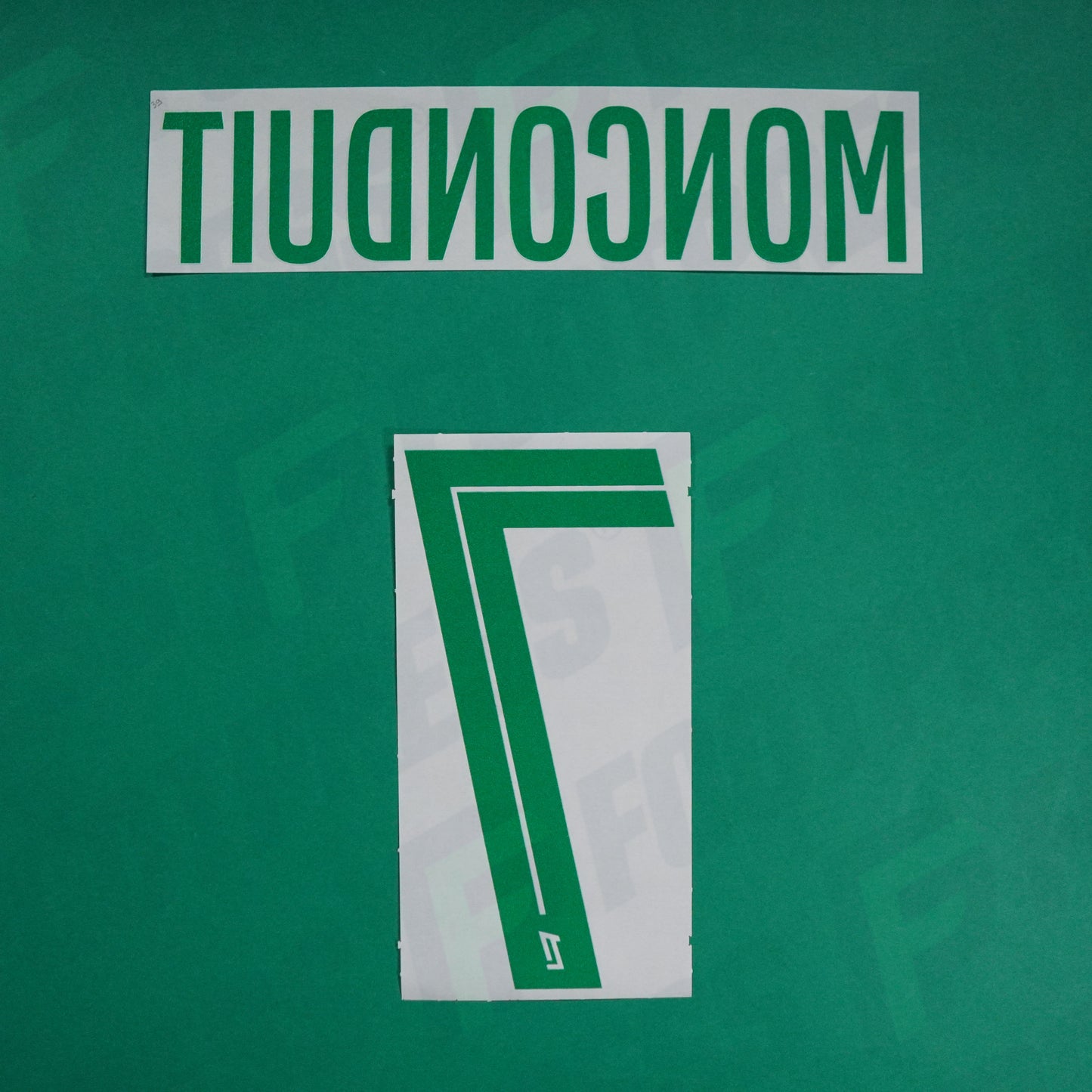 Flocage Officiel - AS Saint-Etienne, Monconduit, 2024/2025, Away, Vert/Blanc