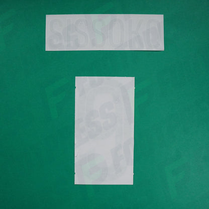 Flocage Officiel - AS Saint-Etienne, Sissoko, 2024/2025, Away, Vert/Blanc